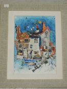 Angela McCann, (contemporary), a mixed media picture, Echoes of the Sea, signed bottom right, and
