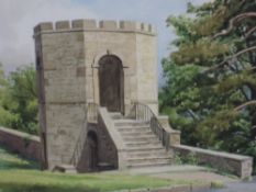 Geoffrey H Pooley, (1908- 2006), a watercolour, The Gazebo, Kirkby Lonsdale, signed bottom left,