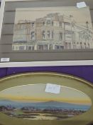 (20th century), a watercolour, Royalty Theatre, 25 x 35cm, mounted framed and glazed, 39 x 49cm, ,