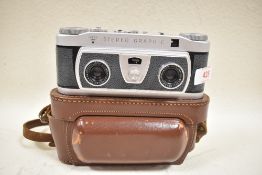 A Wray Stereo Graphic camera No005438 with Wray 35mm f4 lens