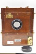 A Gandolfi Universal 4x5 large format camera with Cooke Avair 8.5in lens