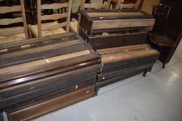 A selection of Globe Wernicke and similar stacking bookcase parts