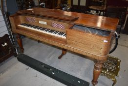 A 19th Century mahogany cased box piano, John Boradwood & Sons, London