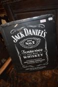 A reproduction pub sign, Jack Daniels