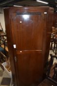 An early 2th Century mahogany full height corner cupboard, height approx. 184cm
