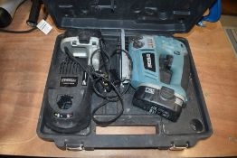 An Erbauer 18v battery operated jigsaw