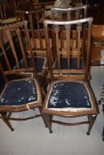 20th century salon style dining chairs all being AF