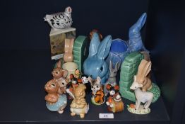 20th century Sylvac figures and similar including Larry Lamb Beswick etc