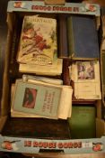 Library volumes and text books of child story book interest