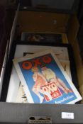 Large selection of shop stock framed advertising prints and book leafs