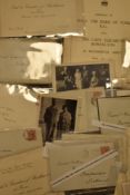 A selection of ephemera relating to the 1923 Royal Wedding of The Duke of York and Lady Elizabeth