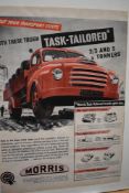 Large selection of shop stock framed advertising prints and book leafs