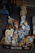 Victorian and later bisque and Staffordshire figures