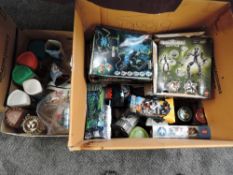 Five boxes of Lego Bionicle Toys, many in original plastic and card boxes, many made up, not checked