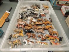 A collection of 1930's and later lead Britains, Hill & Co, Timpo and Cresent Zoo Animals, Zoo
