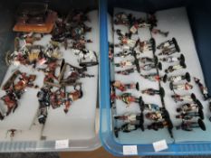 A large collection of Del Prado painted lead figures, Napoleon at War series comprising 99 footmen