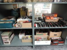 Four shelves of Honby and similar 00 gauge including Hornby Dublo three rail 4-6-2 Silver King