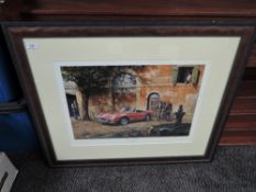 A Limited Edition Framed Print after Alan Fearnley, California Dreaming, numbered 359/850 and signed