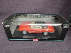 A Sun Star 1:18 scale diecast, 1977 Mercedes Benz 350 SL, boxed