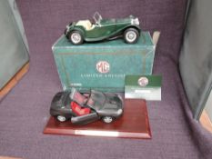 A Corgi Limited Edition 1:18 scale diecast, MGF, 10472/11500 with certificate, with inner