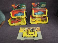 Five 1980's Corgi diecasts, 278 Triumph Acclaim Driving School in red, boxed, 278 Triumph Driving
