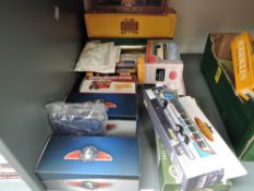 A collection of mixed scale diecasts including Corgi 1:50 scale limited edition CC 13707 SJ Barge