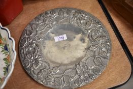 An Arts and Crafts style plate