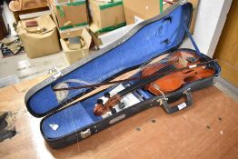 A 20th century violin in case