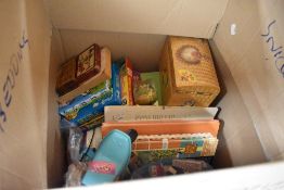 A selection of childrens toys games and puzzles including Junior Monopoly