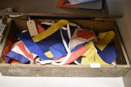 20th century semophore style bunting flags