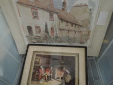 Horton Ormerod, (20th century), two Ltd Ed monochrome prints, railway, unframed, and sel of prints