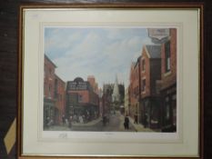 Tom Dodson, (1910-1991), a Ltd Ed print, The Church, not signed, num 15/500, 38 x 46cm, mounted