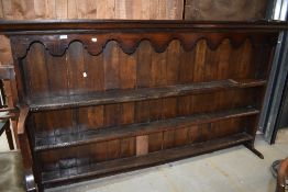 A period oak delft rack