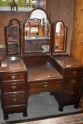 An early 20th Century mahogany dressing table