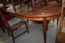 A vintage teak , G plan or similar. oval dining table