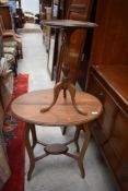 Two period style occasional tables