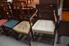 Three period dining chairs of different designs