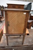 An early 20th Century mahogany pot cupboard