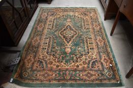 A traditional fireside or similar rug, approx. 175 x 122cm