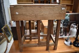 A traditional gateleg kitchen or side table of small proportions
