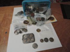 A GB & World Coin Collection including GB £5, Silver seen including Victoria Gothic 1878 Silver