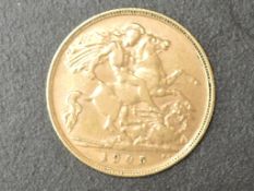 A Edward VII 1905 Gold Half Sovereign, Royal Mint