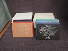 A collection of Twenty Great Britain & Northern Ireland Royal Mint Coin Year Sets, 1970-1990 missing