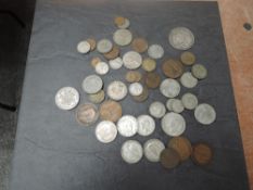 A small collection of GB Coins including 1892 Crown and other Silver Coins approx 2oz