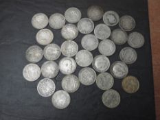 Thirty One GB Silver Half Crowns, Queen Victoria to George VI 1889-1944 including 1902, 1906,