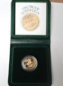 A Royal Mint 1980 Proof Gold Sovereign with box & certificate
