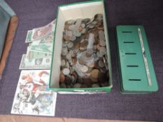 A collection of mainly GB Coins, early 20th onwards, 7oz of Silver seen, £2 Commonwealth Games Coin,