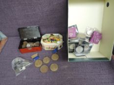 A collection of GB & World Coins including 1896 Silver Crown, 1902 Edward VII Crown, 1952 South