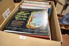 A selection of records and vinyl LP's