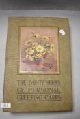 An early 20th century Christmas and New Year greetings card 1939 and 1940 The Dainty series